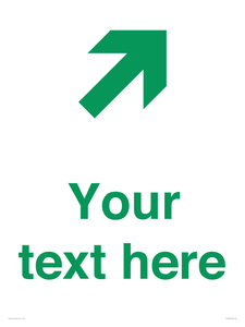 Custom Safe Condition inverse: Green Up right arrow